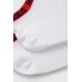 Hugo ανδρικές κάλτσες βαμβακερές 2pack σοσόνι σε λευκό χρώμα με κόκκινα γράμματα 50516394 100